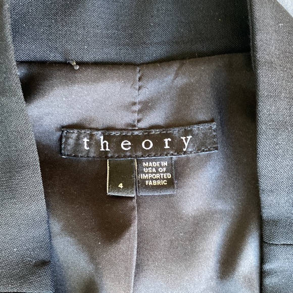 **SOLD** Theory black blazer - Picture 3 of 12